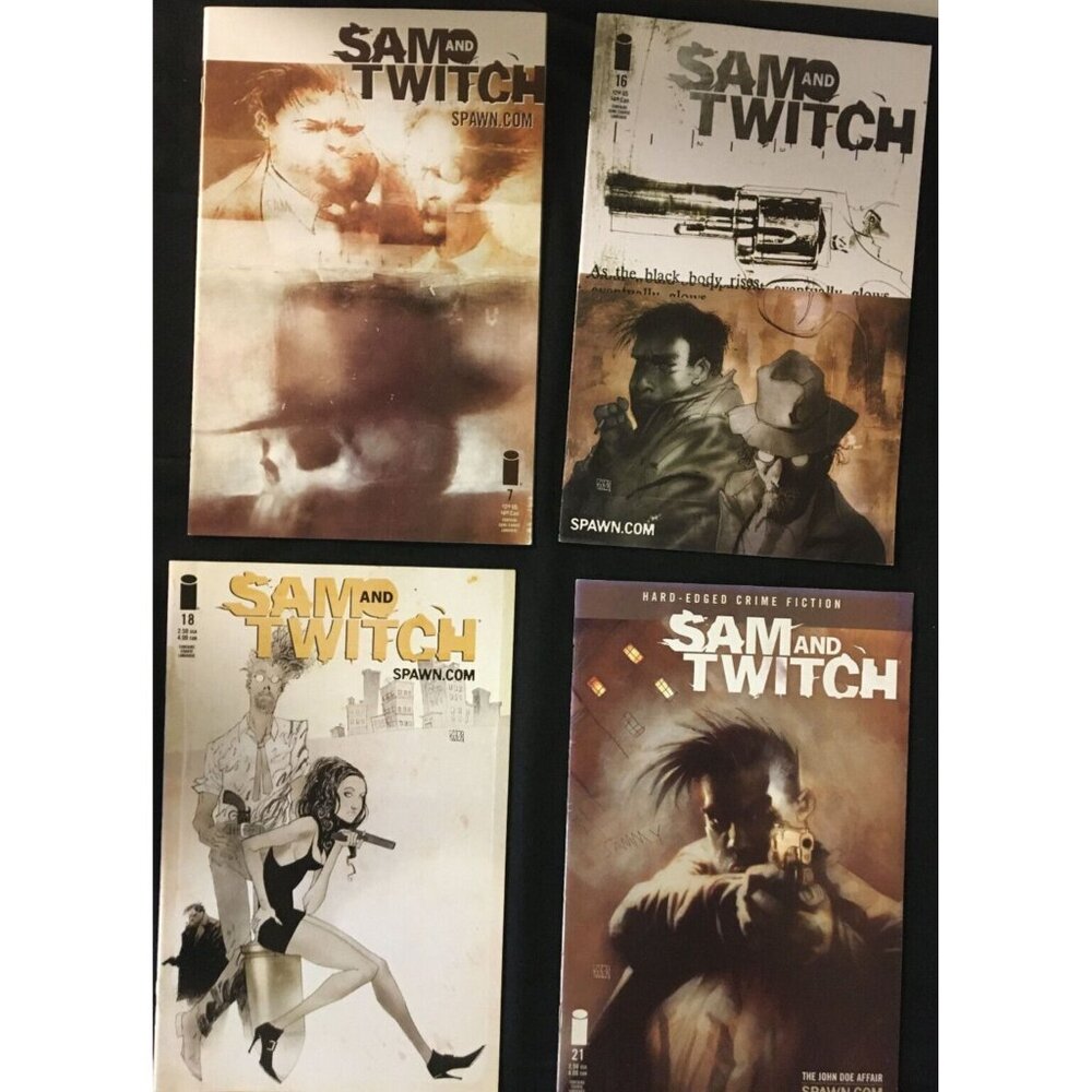 Image Comic Books- Sam & Twitch, Shut Up  Die!,  Siren Mixed Lot of 6 1998-2001